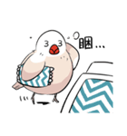文鳥ちゃんとペンギンくん（個別スタンプ：2）
