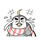 文鳥ちゃんとペンギンくん（個別スタンプ：18）