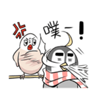 文鳥ちゃんとペンギンくん（個別スタンプ：21）
