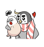 文鳥ちゃんとペンギンくん（個別スタンプ：32）