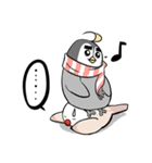 文鳥ちゃんとペンギンくん（個別スタンプ：34）