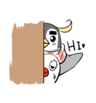 文鳥ちゃんとペンギンくん（個別スタンプ：37）