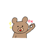 くまのくまっぴ☆使える言葉（個別スタンプ：3）