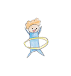 じわる落書き（個別スタンプ：9）