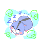ブルーサファイアハムスターコロン（個別スタンプ：4）