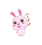 もちもちアニマル うさぎ（個別スタンプ：3）