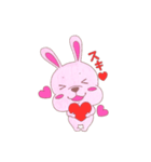 もちもちアニマル うさぎ（個別スタンプ：6）