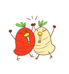 キャロットチキンここに来る！（個別スタンプ：14）
