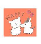 わんこ・わんこのあいさつ（個別スタンプ：6）