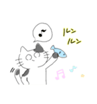 おめめパッチリマン（個別スタンプ：14）