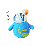 紙ねんどのくーちゃん（個別スタンプ：3）