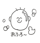 ハゲまるくん（個別スタンプ：13）