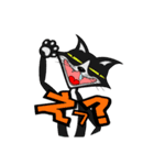 ハチワレ2 ネコ ねこライダー（個別スタンプ：4）
