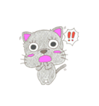 もちもちアニマル ネコ（個別スタンプ：6）