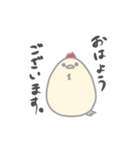 甘えたいひよこ。
と包み込むにわとり（個別スタンプ：31）