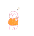蛍光色の女の子たち（個別スタンプ：10）