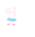 蛍光色の女の子たち（個別スタンプ：12）