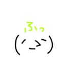 顔の文字2（個別スタンプ：36）