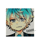 ユニークな見た目のキャラクター（個別スタンプ：14）