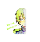 ユニークな見た目のキャラクター（個別スタンプ：20）