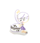 ちびキャラくもくも（個別スタンプ：5）