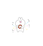 小さめスタンプ うさぎ2（個別スタンプ：34）