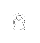 小さめスタンプ うさぎ（個別スタンプ：1）