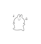 小さめスタンプ うさぎ（個別スタンプ：4）