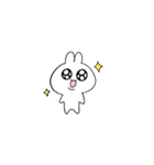 小さめスタンプ うさぎ（個別スタンプ：6）