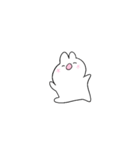 小さめスタンプ うさぎ（個別スタンプ：8）