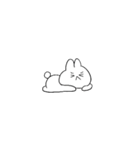 小さめスタンプ うさぎ（個別スタンプ：18）
