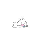 小さめスタンプ うさぎ（個別スタンプ：20）