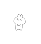 小さめスタンプ うさぎ（個別スタンプ：24）