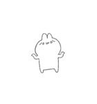 小さめスタンプ うさぎ（個別スタンプ：32）