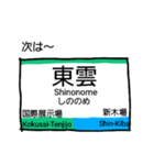 埼京線りんかい線（個別スタンプ：25）