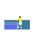 男子テニスのショット（個別スタンプ：3）