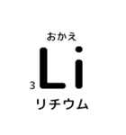 便利な元素記号スタンプ（個別スタンプ：3）