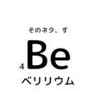 便利な元素記号スタンプ（個別スタンプ：4）