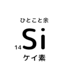 便利な元素記号スタンプ（個別スタンプ：9）