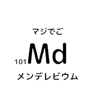 便利な元素記号スタンプ（個別スタンプ：40）