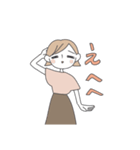 ゆるめな女子スタンプ（個別スタンプ：28）