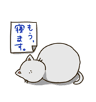 無表情看板ねこ（個別スタンプ：4）