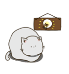 無表情看板ねこ（個別スタンプ：14）