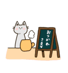 無表情看板ねこ（個別スタンプ：21）