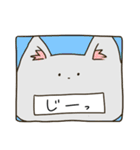 無表情看板ねこ（個別スタンプ：36）