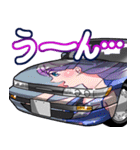 単車娘。(バイク擬人化)の痛車（個別スタンプ：4）