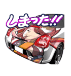 単車娘。(バイク擬人化)の痛車（個別スタンプ：15）