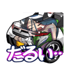 単車娘。(バイク擬人化)の痛車（個別スタンプ：22）