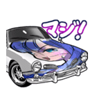 単車娘。(バイク擬人化)の痛車（個別スタンプ：35）