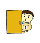 ぼくandくま①（個別スタンプ：6）